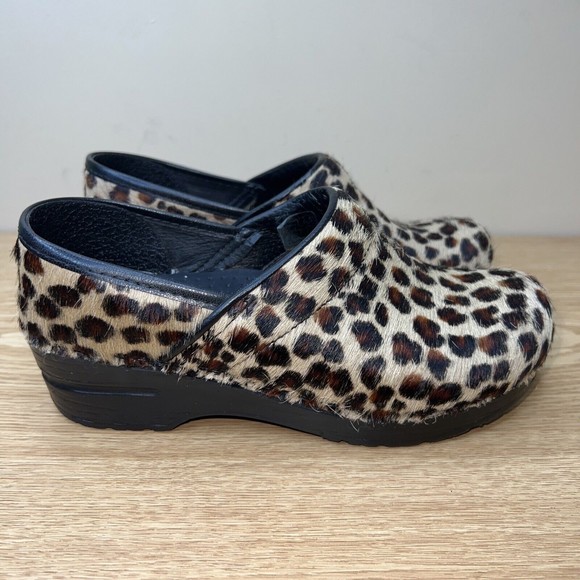 Sanita Leopard Print Mules - Picture 1 of 12